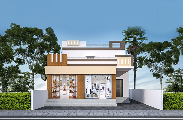 2BHK Bangloe-Shops